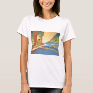 Men in an Outrigger Canoe Headed for Shore T-Shirt