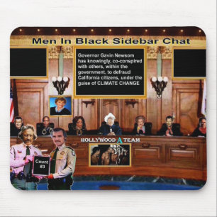 Men in black sidebar chat mouse mat