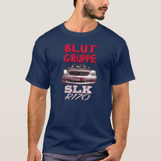 Men in Mercedes SLK - blood group R170 T-Shirt