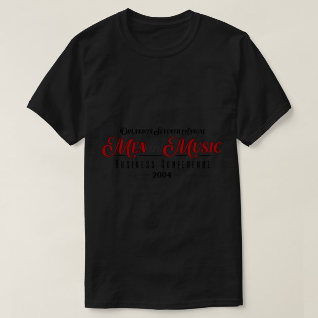 Men in Music Business Conference (White Dress by L T-Shirt (Design Front)