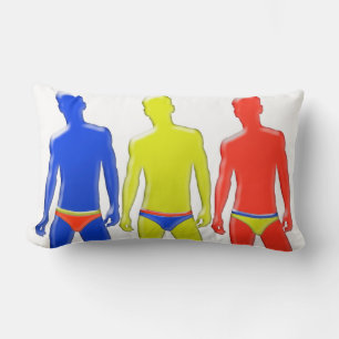 Men in Underwear Pillow