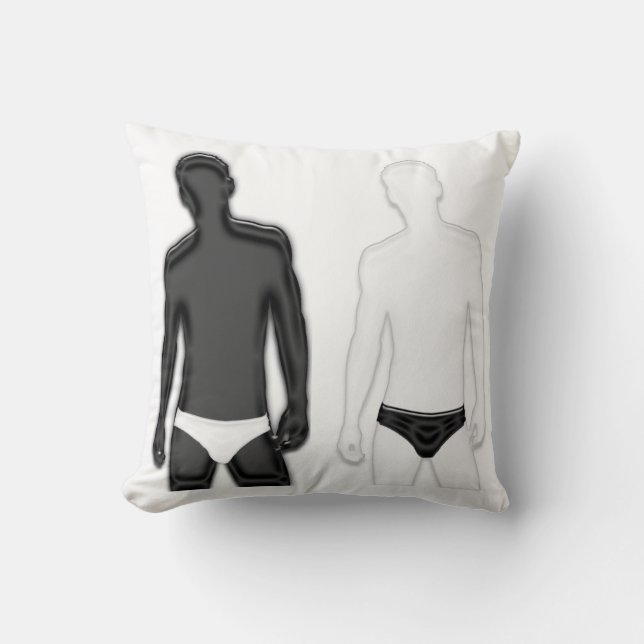 Men in Underwear Pillow (Front)