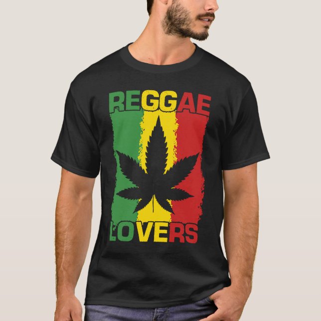 Men Jamaica Outfit Reggae Clothing for Men Jamaica T-Shirt (Front)