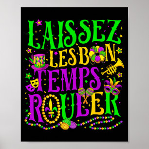 Men Laissez Les Bon Temps Rouler Poster