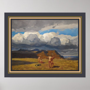 "Men & Mountains" 1909 Rockwell Kent Poster