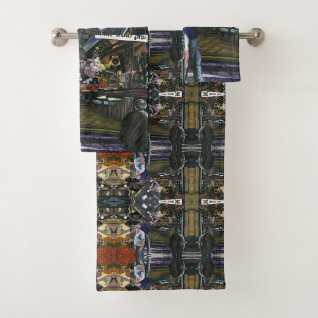 Men of Commerce, Jerusalem Bath Towel Set (Insitu)