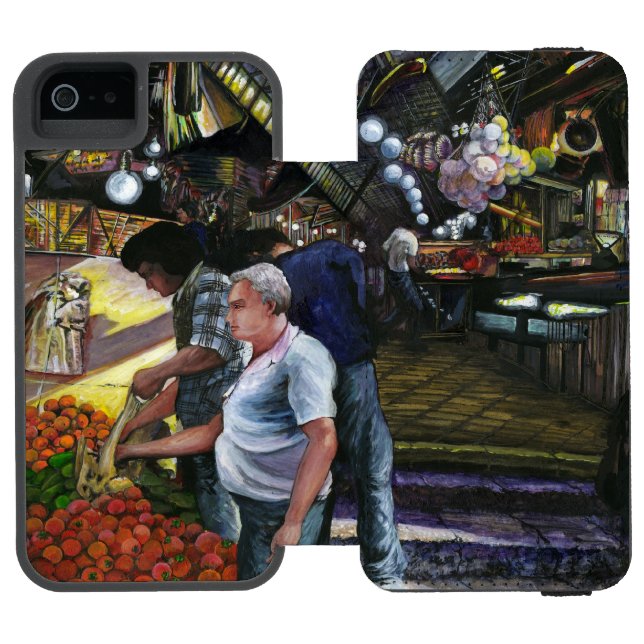 Men of Commerce, Jerusalem Incipio iPhone Wallet Case (Folio Open)