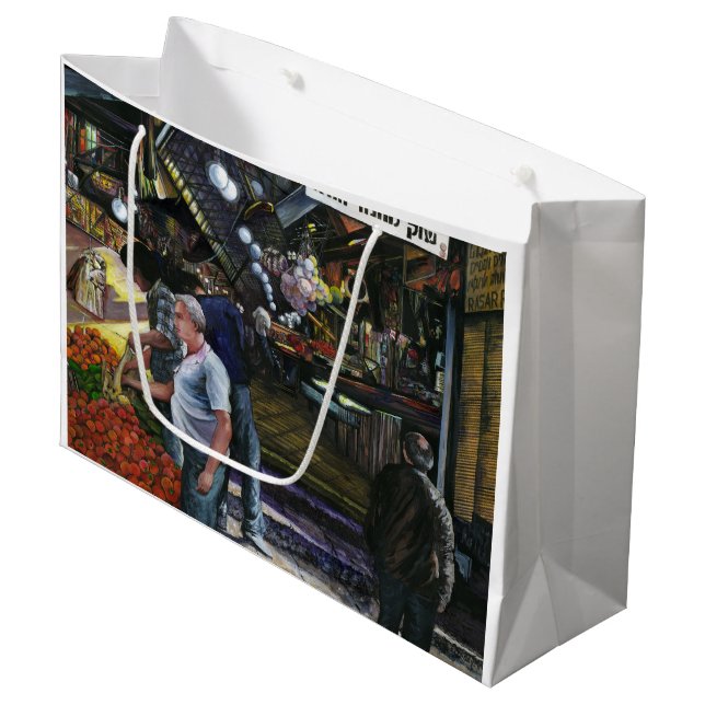 Men of Commerce, Jerusalem Large Gift Bag (Front Angled)