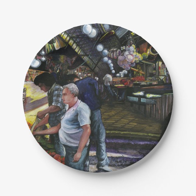 Men of Commerce, Jerusalem Paper Plate (Front)