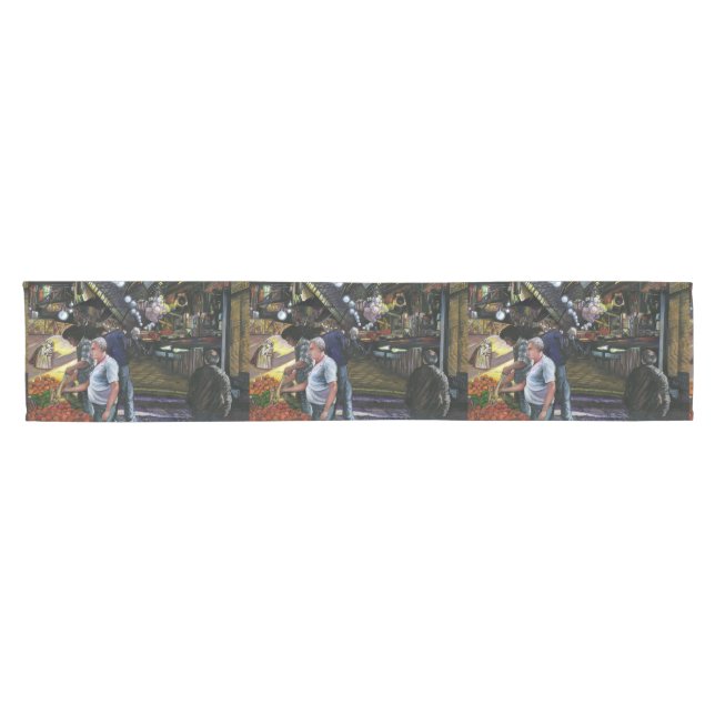 Men of Commerce, Jerusalem Short Table Runner (Horizontal)