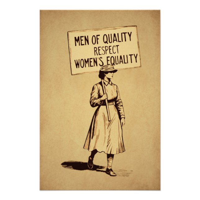 Men of Quality Respect Womens Equality Poster (Front)