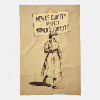 Men of Quality Respect Womens Equality Tea Towel