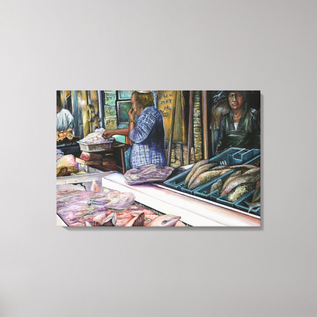 Men Of The Desert Gifts Of The Sea Jerusalem Canvas Print (Front)