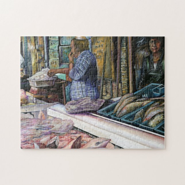 Men of the Desert, Gifts of the Sea, Jerusalem Jigsaw Puzzle (Horizontal)