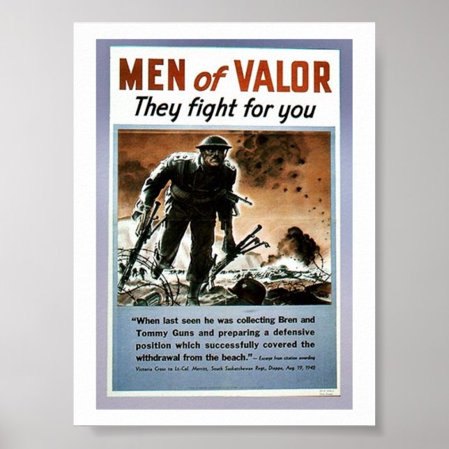 Men Of Valour Poster (Front)
