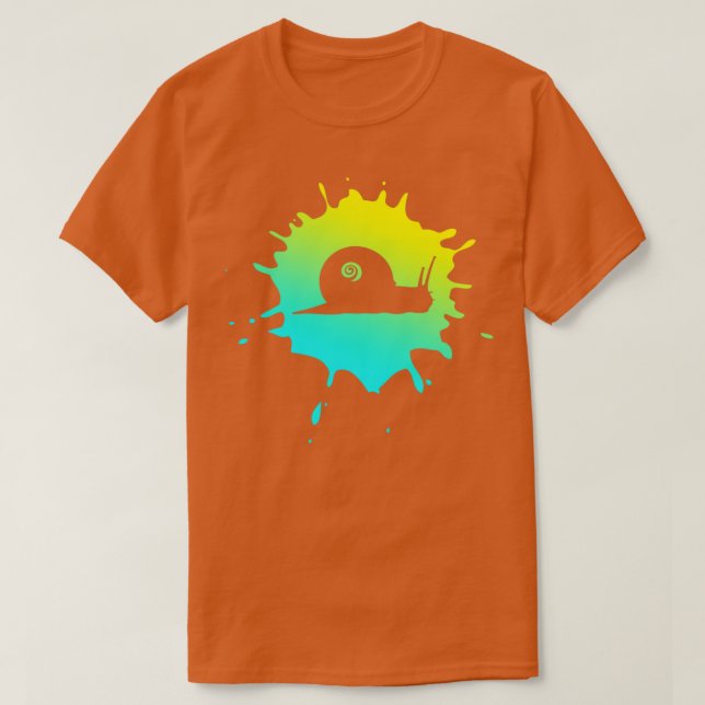 Men or Boys Snail  T-Shirt (Design Front)
