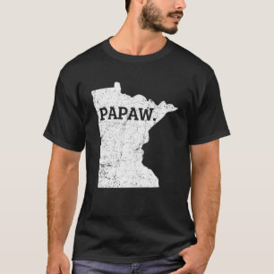 Men Papaw Minnesota Minnesota Grandpa T-Shirt