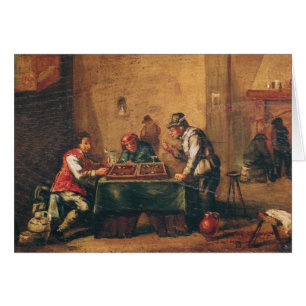 Men Playing Backgammon in a Tavern