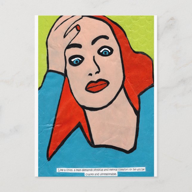 Men! Postcard (Front)