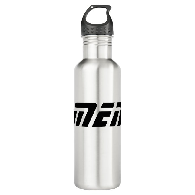 Men Printed Text Black Colour Drinking Drinkware  710 Ml Water Bottle (Front)