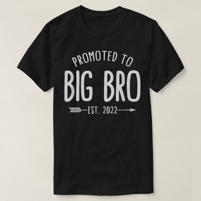 Men Promoted To BigBrother Soon To Be Brother Fath T-Shirt (Design Front)