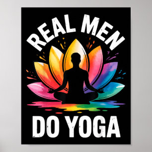 Men Real Yoga 1 Poster