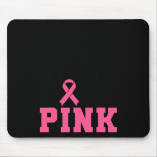 Men Rock Pink Breast Cancer Awareness Mouse Mat