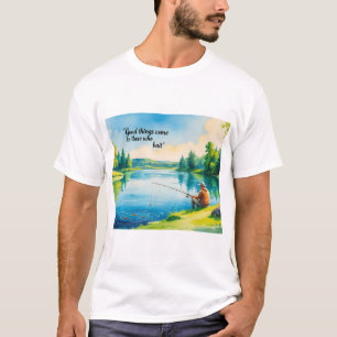 Men’s Basic T-Shirt – “Good Things Come Thoe Who B