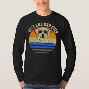 Men S Best Lab Dad Ever Labrador Dad Vintage T-Shirt