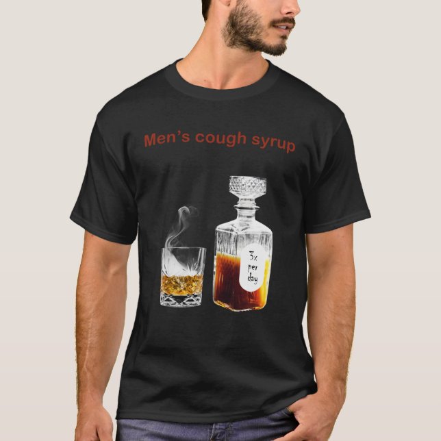 Men_s cough syrup  T-Shirt (Front)