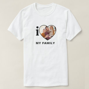 Men’s Custom Photo & Text “I Heart”  T-Shirt