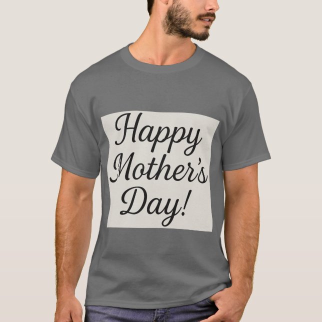 Men’s Dark Basic T-Shirt | Comfortable and Stylish (Front)