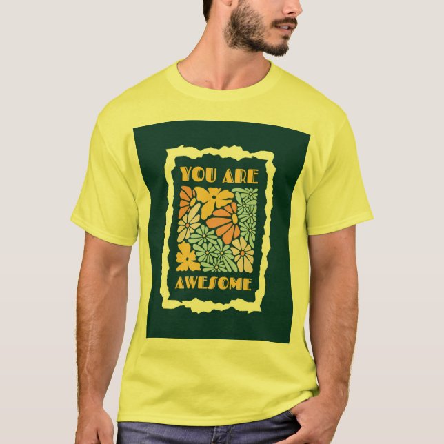 Men’s Motivational Graphic T-Shirt (Front)