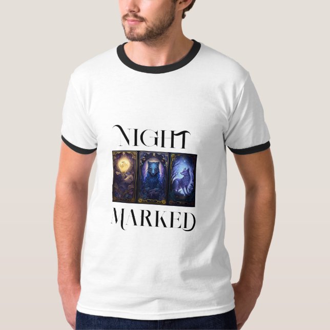 Men’s Nightmarked tee with gorgeous tarot cards (Front)