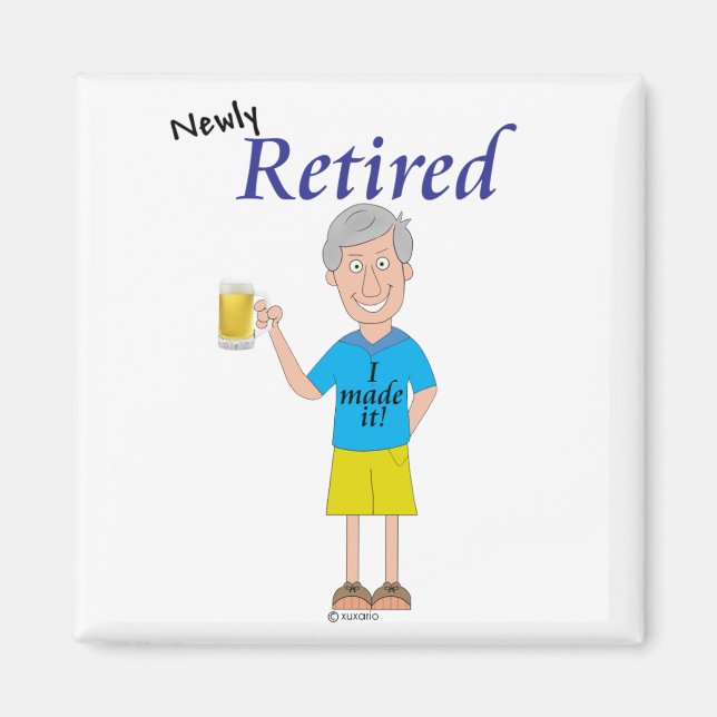 Men’s retirement magnet (Front)