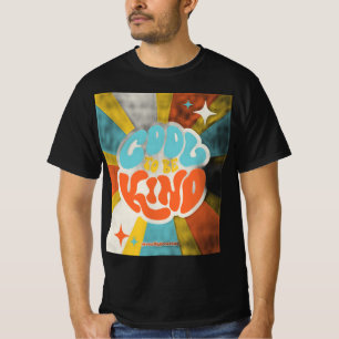 Men’s Retro Graphic T-Shirt – “Cool to Be Kind” Po