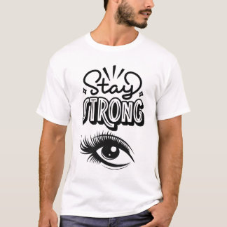 Men’s Strong Slogan T-Shirt Design