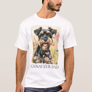 Men’s T-Shirt – Schnauzer Dad Shirt for Dog Lovers