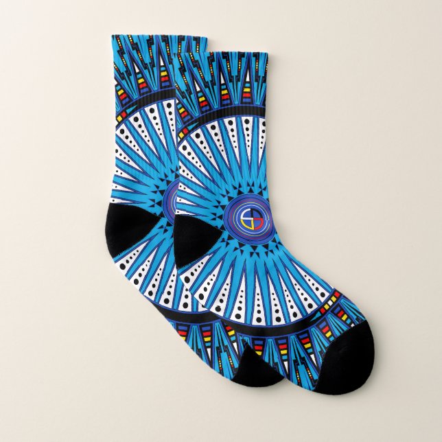 Men’s & Women’s Socks (Thunderbird Blue) (Pair)