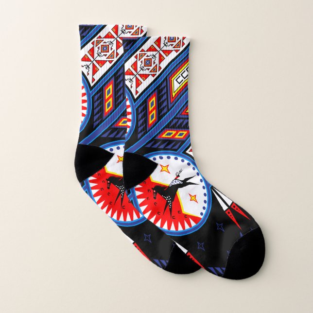 Men’s & Women’s Socks (War Horse Shield) (Pair)