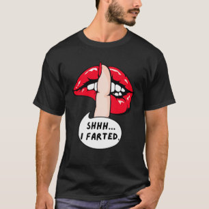 Men Shhh I Farted Dabbing Gammer Retro Games Girl T-Shirt