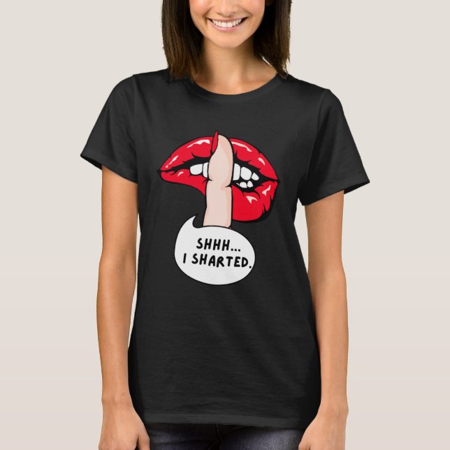 Men Shhh I Sharted Dabbing Gammer Retro Games Girl T-Shirt (Front)