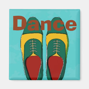 Men Shoes, Dance, Change Text Magnet