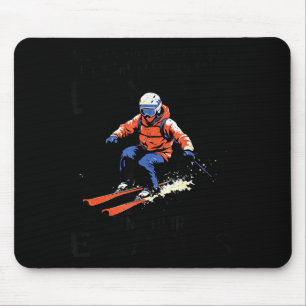 Men Still Go Skiing In Their Eighties Funny Snow S Mouse Mat