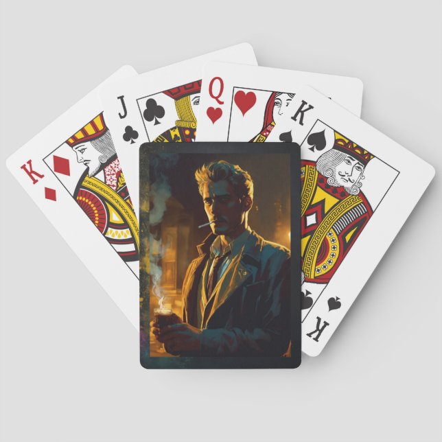 men style playing card (Back)