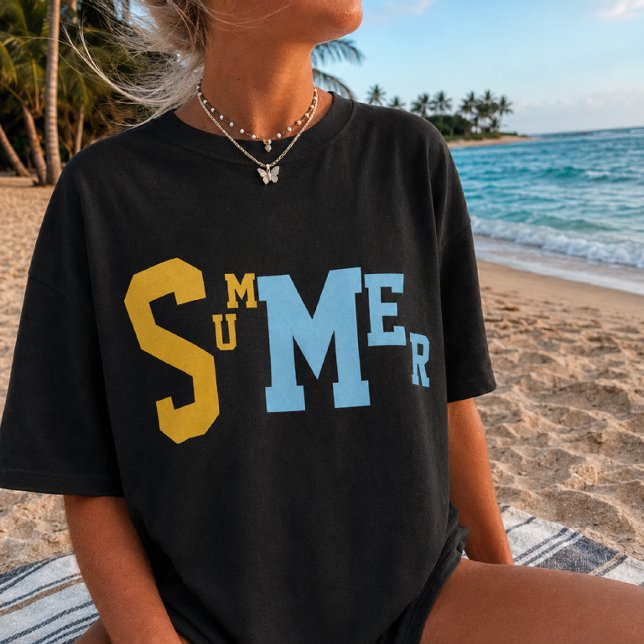 Men Summer Vibes Graphic Tee Minimalist Tshirt (Creator Uploaded)