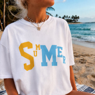 Men Summer Vibes Graphic Tee Minimalist Tshirt