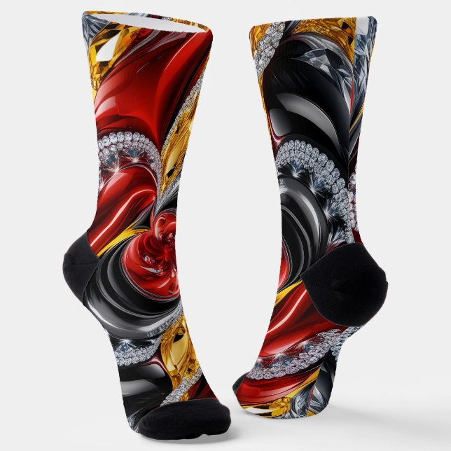 Men sustainable socks with German Colours (Angled)