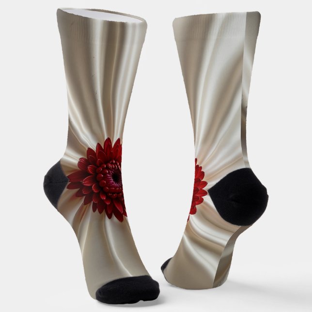 Men sustainable socks with Japanase Colours (Angled)