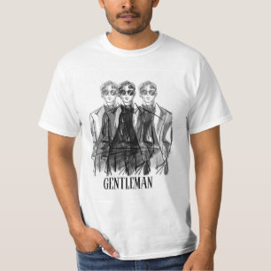 men t shirt front back design gantlemen design